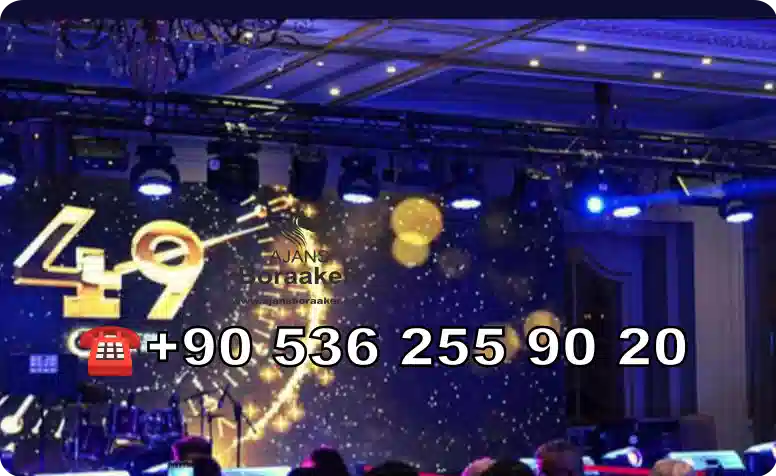 Organizasyon Ses Işık Görüntü Sahne Prodüksiyon Reklam Tasarım Menajerlik AVM Festival Fuar Hazırlama ve Kongre